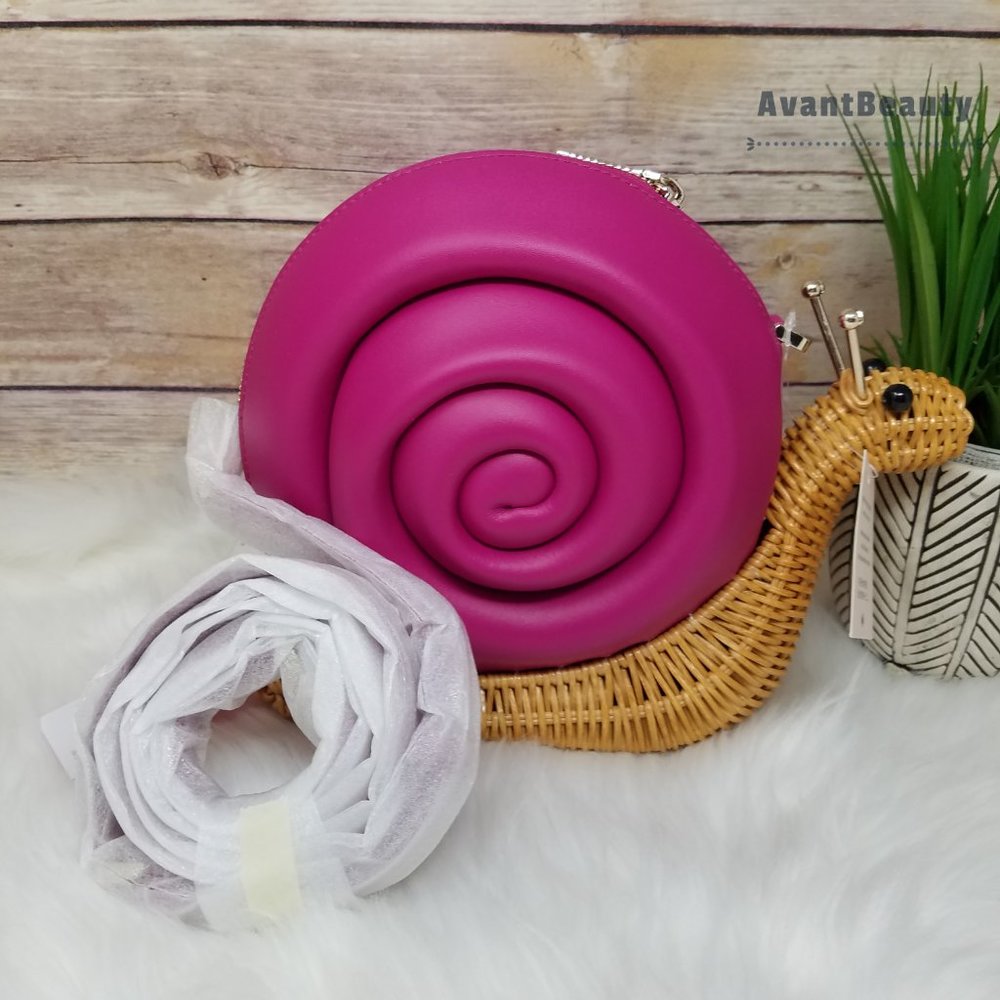 KATE SPADE ENCHANTED FOREST SCARLETT SNAIL WICKER - Picture 11 of 12